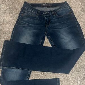 Women’s 524 boot cut Levi’s, size 3 (26/32). Dark wash stretch material.